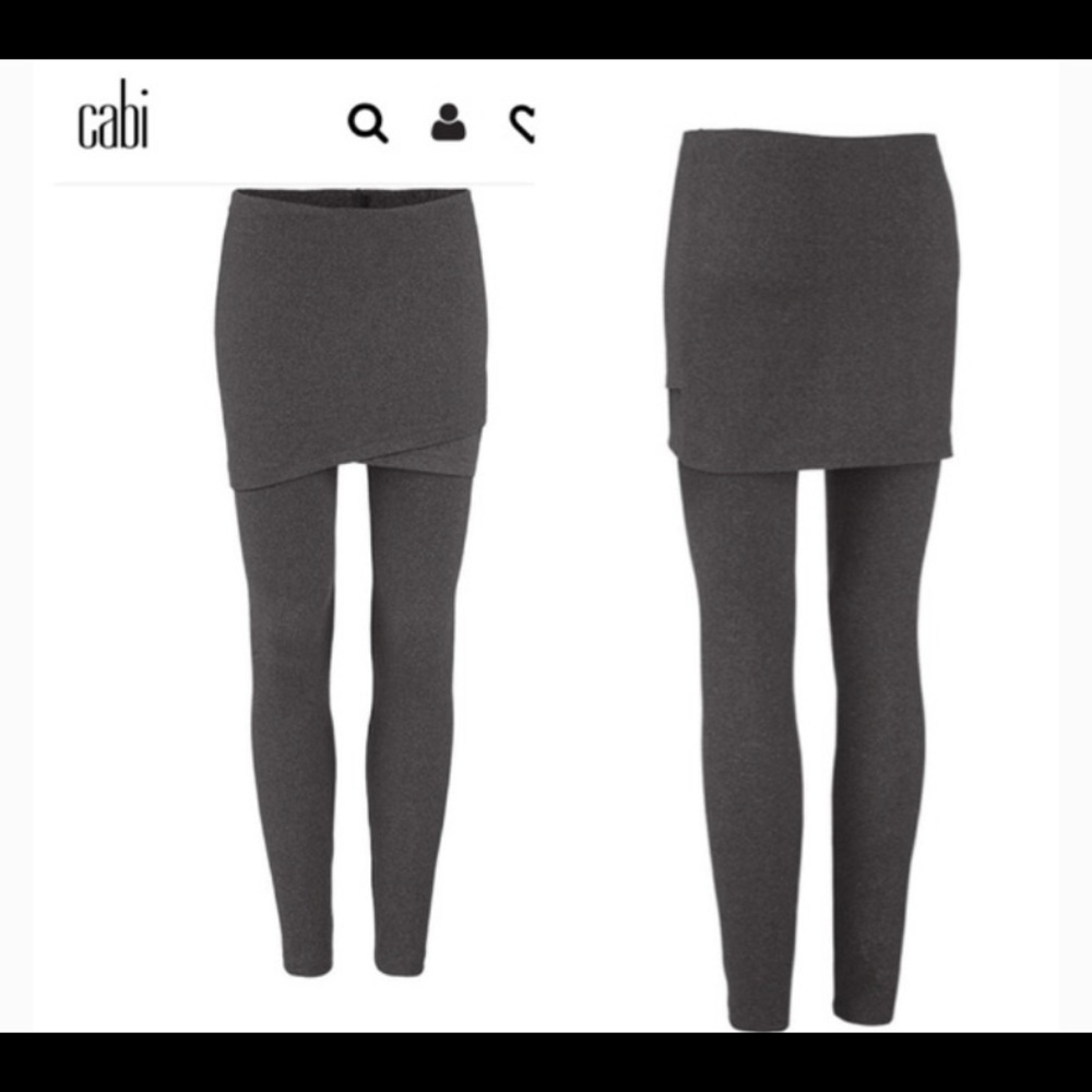 CAbi M’leggings leggings with skirt - small / gray